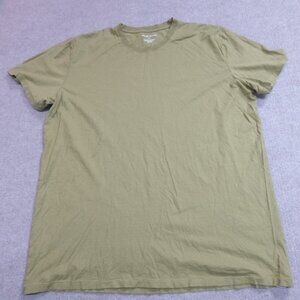 Taylor Stitch Shirt 46 Green Cotton Hemp